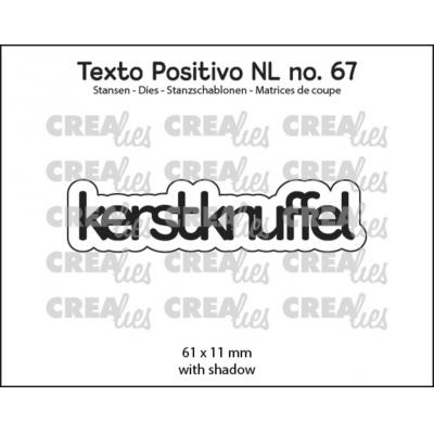 Crealies Cutting Dies - Kerstknuffel (NL)