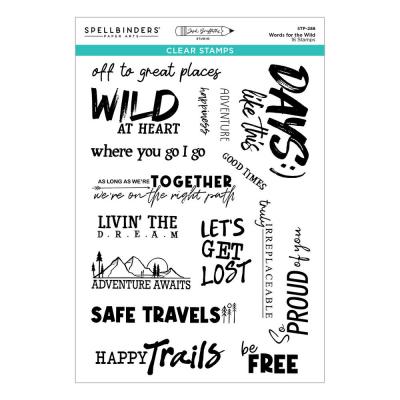 Spellbinders Storybook Illustrations Stempel - Words For The Wild