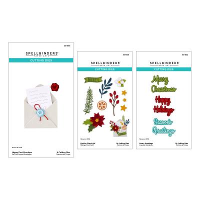 Spellbinders Dear Santa Etched Dies - Bundle