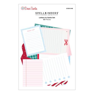 Spellbinders Dear Santa Cardstock Embellishments - Letters To Santa