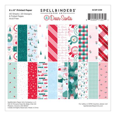 Spellbinders Dear Santa Paper Pack