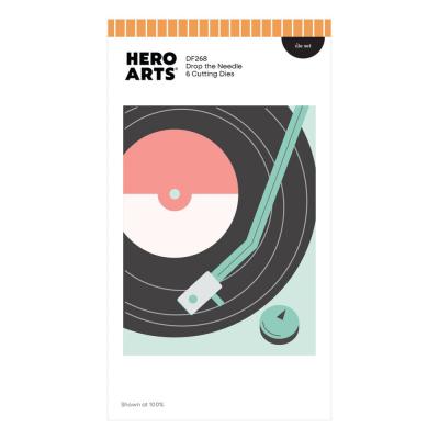 Hero Arts Vintage Vinyl Bundle Die Set - Drop The Needle