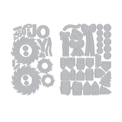 Hero Arts Home For The Holidays Dies - Winter Wreath