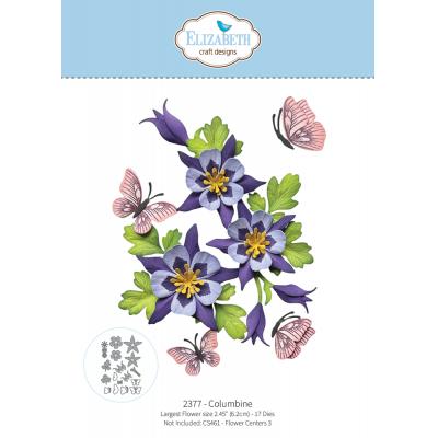 Elizabeth Craft Designs Bloom Wildly Die - Columbine