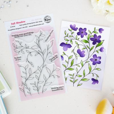 Pinkfresh Studio Quiet Moments Stempel - Soft Meadow