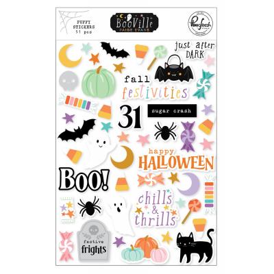 Pinkfresh Studio BooVille - Puffy Stickers
