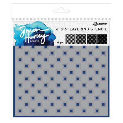 Ranger Simon Hurley create. Stencils - Checkered