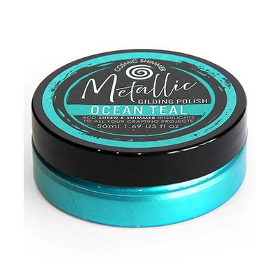 Katy Sue Designs Cosmic Shimmer Metallic Gilding Polish - Ocean Teal