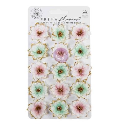 Prima Marketing Christmas Blush Flowers - Snowy Morning