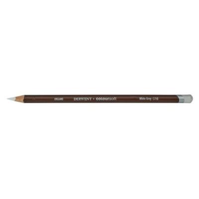 Derwent Coloursoft Pencil - 710 White Grey