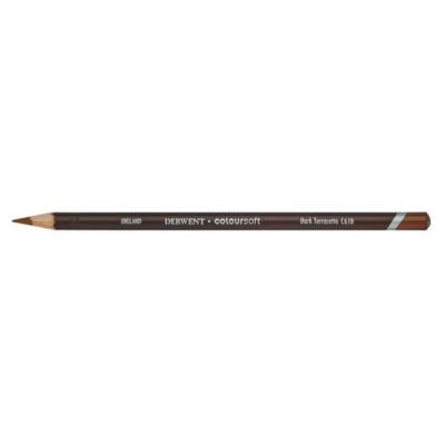 Derwent Coloursoft Pencil - 610 Dark Terracotta