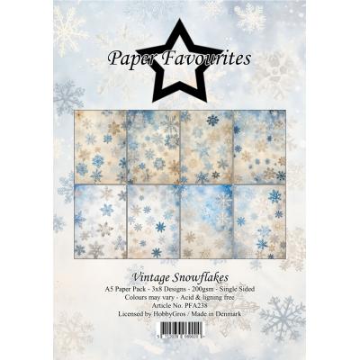 Paper Favourites Vintage Snowflakes - Paper Pack