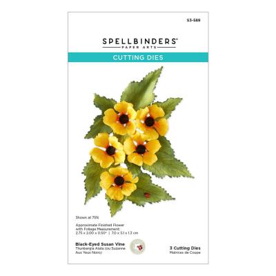 Spellbinders The Cottage Garden Etched Dies - Black Eyed-Susan Vine