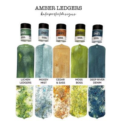 Lindy's Stamp Gang Amber Ledgers Magical Shaker 2.0 SET by Katie Pertiet