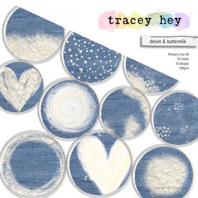 Tracey Hey Paper Pad - Denim & Buttermilk