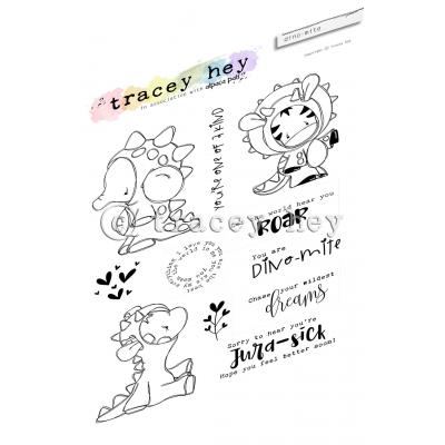 Tracey Hey Stempel - Dino-mite