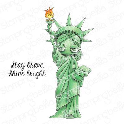 Stamping Bella Stempel - Oddball Lady Liberty