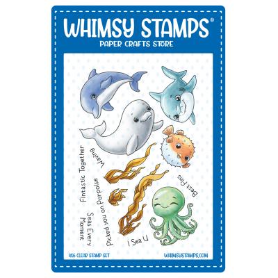 Whimsy Stamps Stempel - Ocean Friends