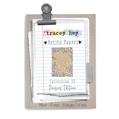 Tracey Hey Petite Papers Collection 13 - Daisies Edition
